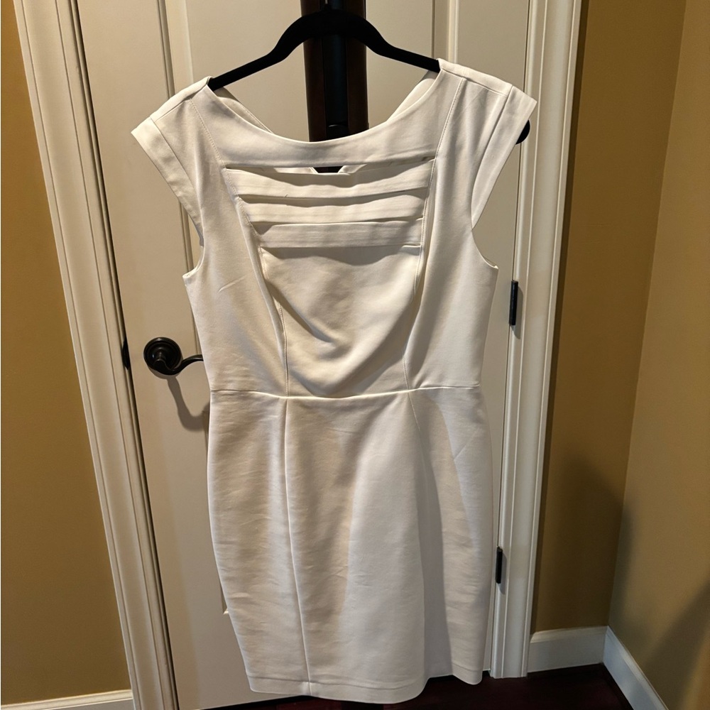 French Connection White Sheath Dress